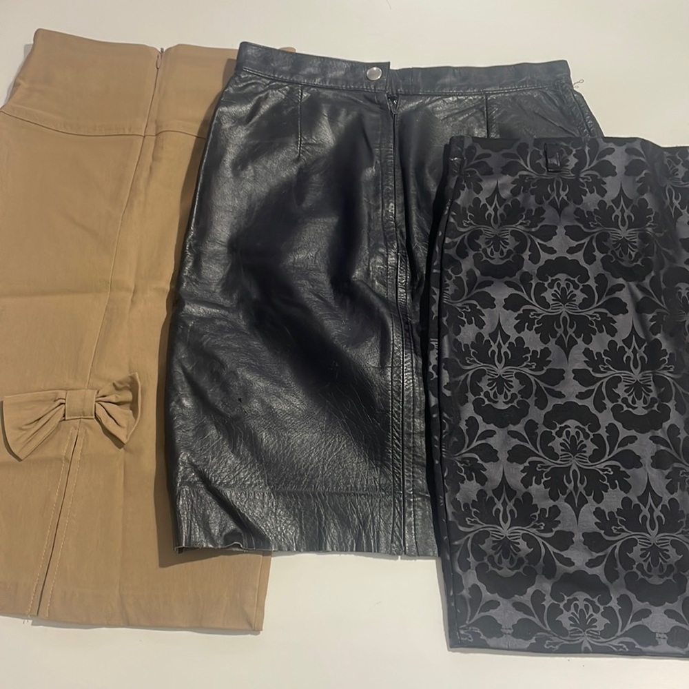 3 high waisted skirts